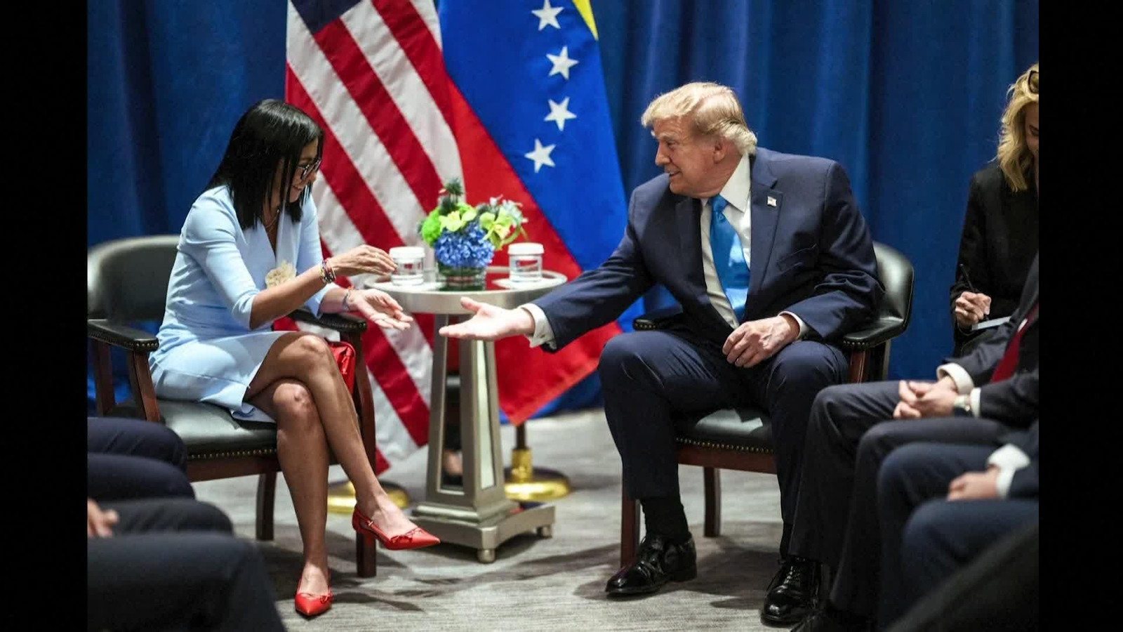 web trump y delcy