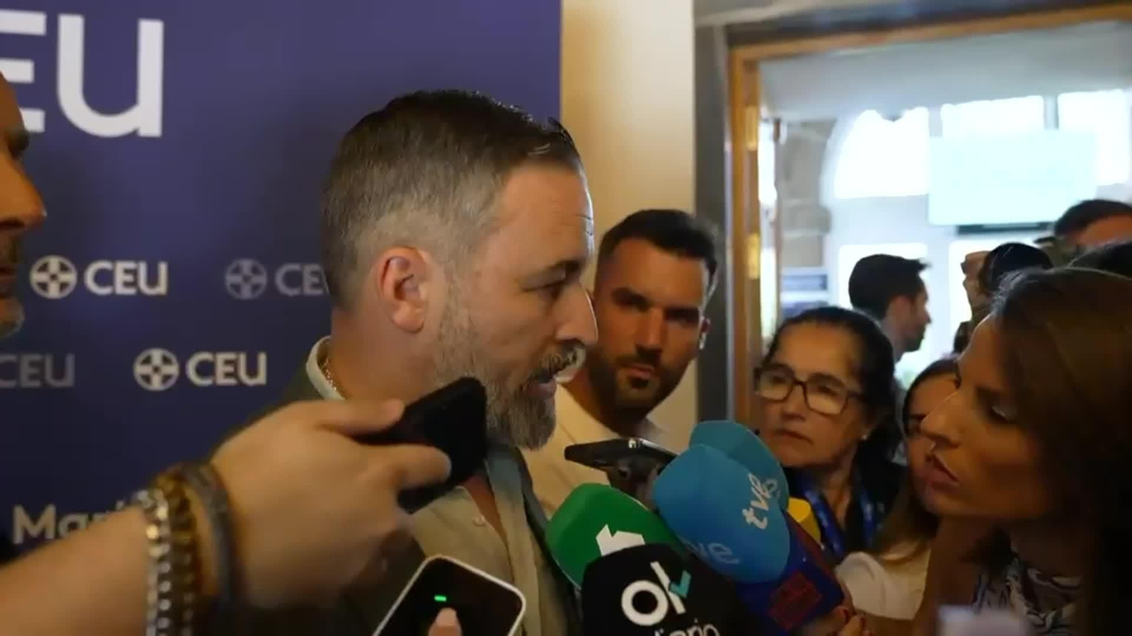 X060-MADRID ABASCAL SOBRE AMENAZA TRUMP CURSO VERANO