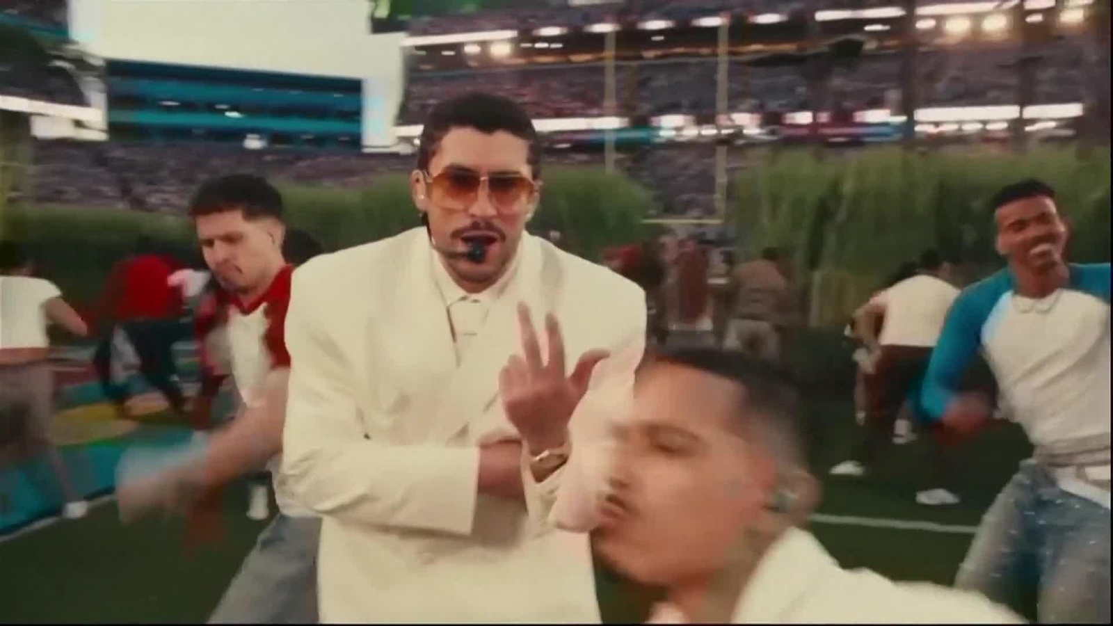 web como toma maga el show super bowl