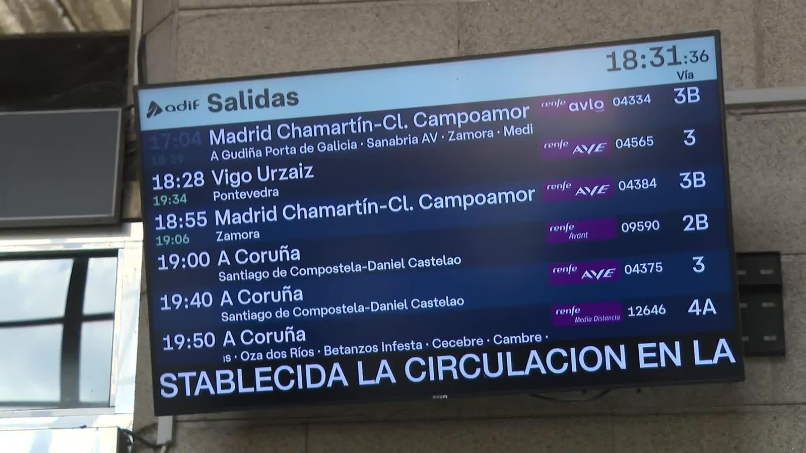 web vuelven los trenes