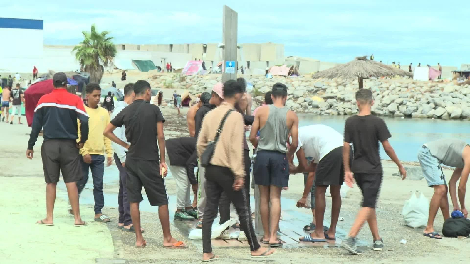 J074-CEUTA CAMPAMENTO PLAYA TRAMPOLIN TARDE