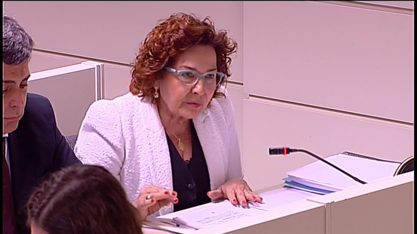 X069-SENADO EXMINISTRA RAQUEL SANCHEZ COMISION FERROVIARIA