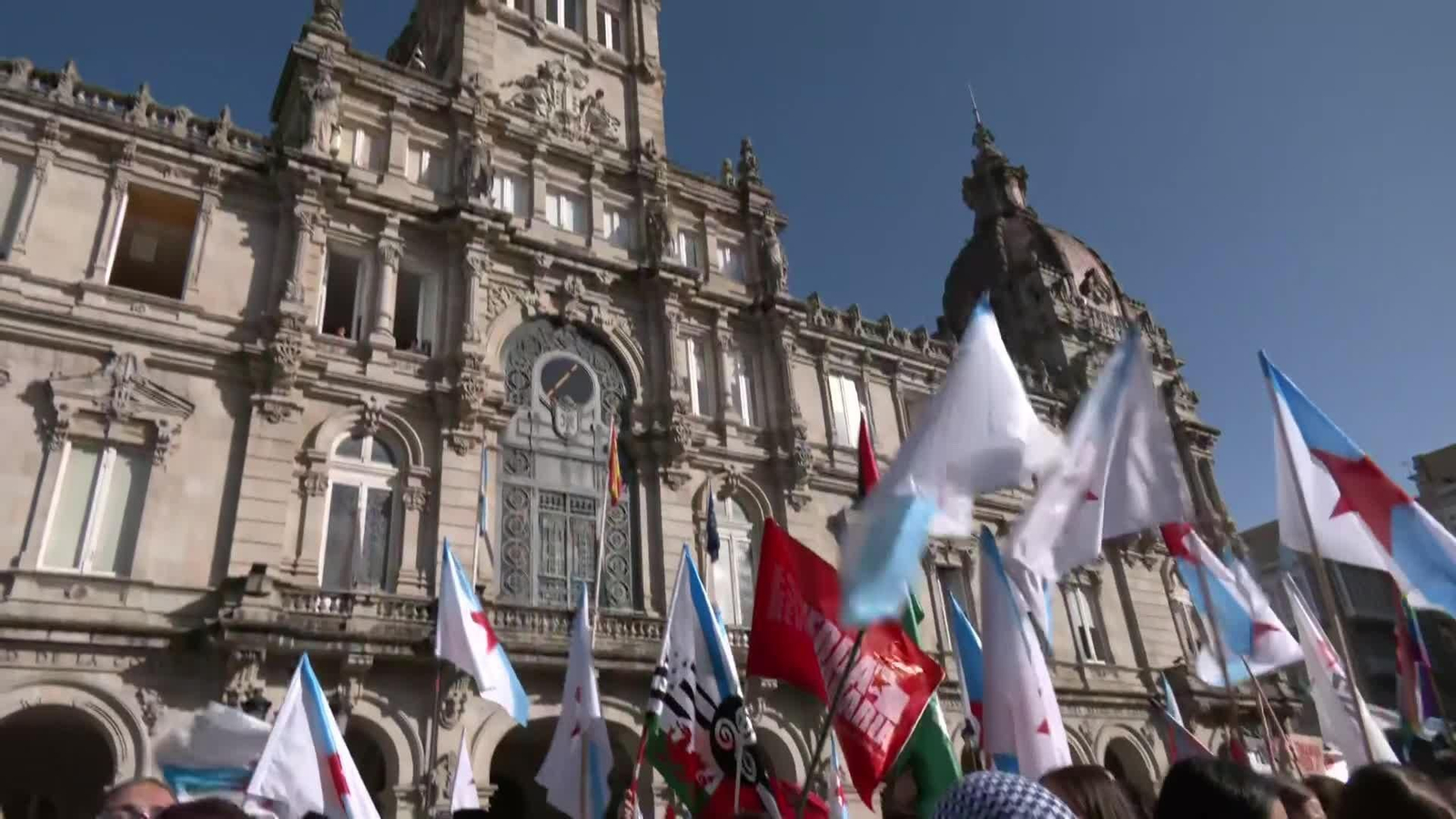 va protestas contra abascal en coruña