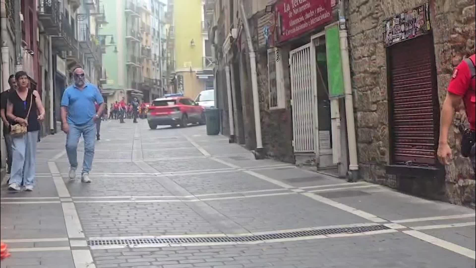 D030-PAMPLONA ATROPELLO CAMIÓN BASURA