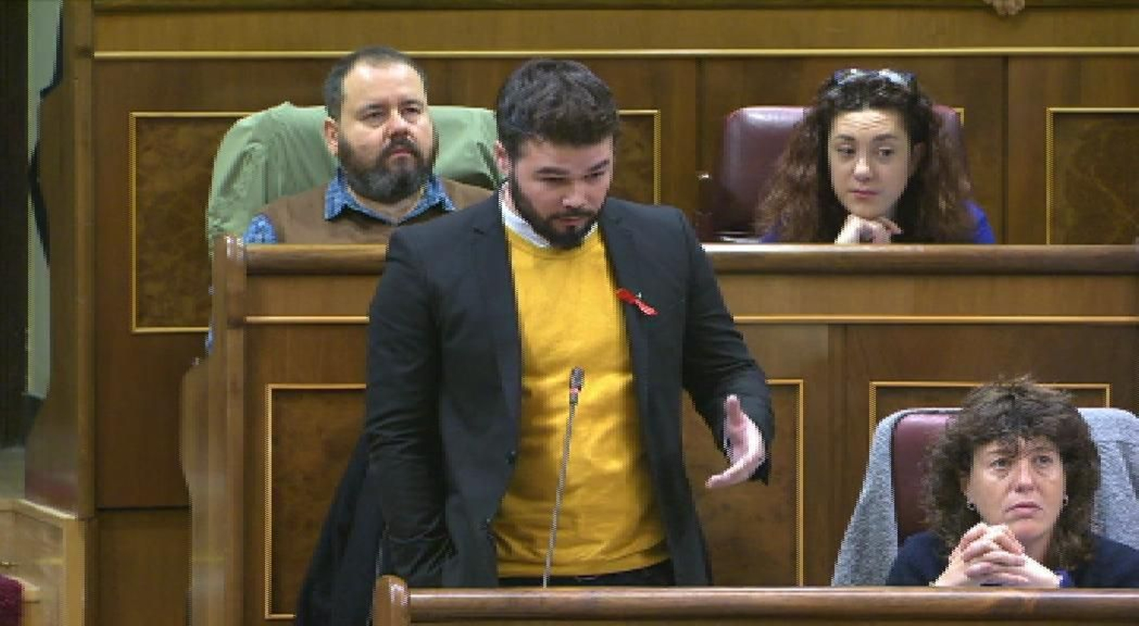 Rufián a Rajoy: “No estamos hablando de Bárcenas, puede decir la palabra condón” Rufián a Rajoy: “No estamos hablando de Bárcenas, puede decir la palabra condón”