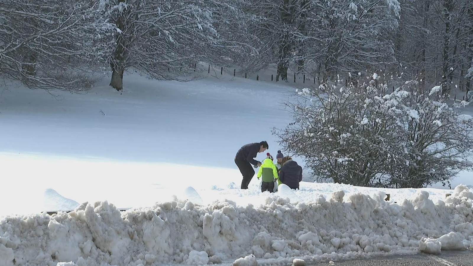 Nieve en el norte peninsular