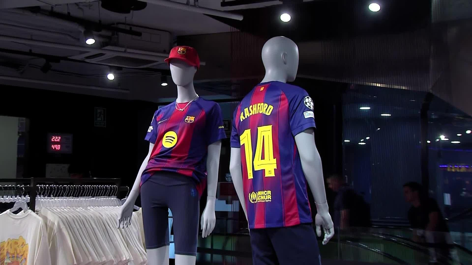 J035-BARCELONA CAMISETAS RASHFORD TIENDA BARSA