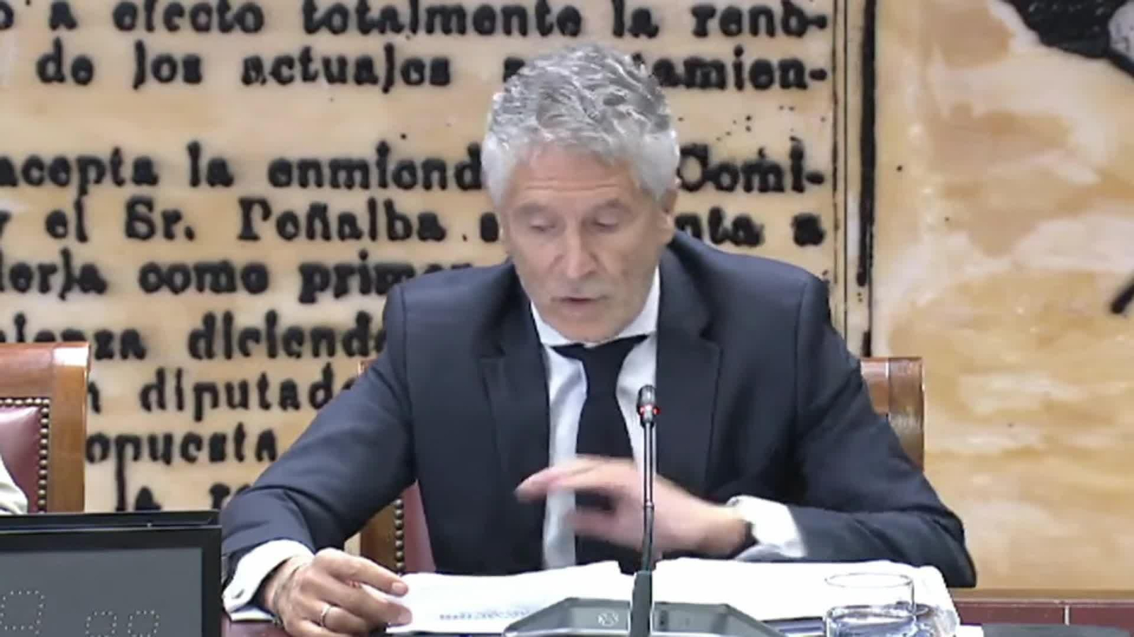 Marlaska comparece en el Senado