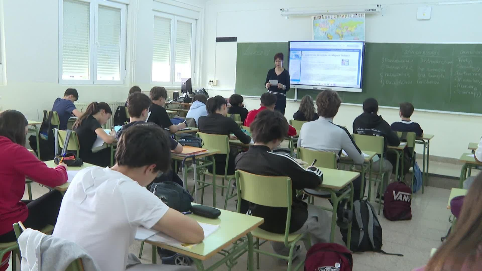 La lectura y dictados diarios sitúan a un instituto de Salamanca en la élite de la enseñanza