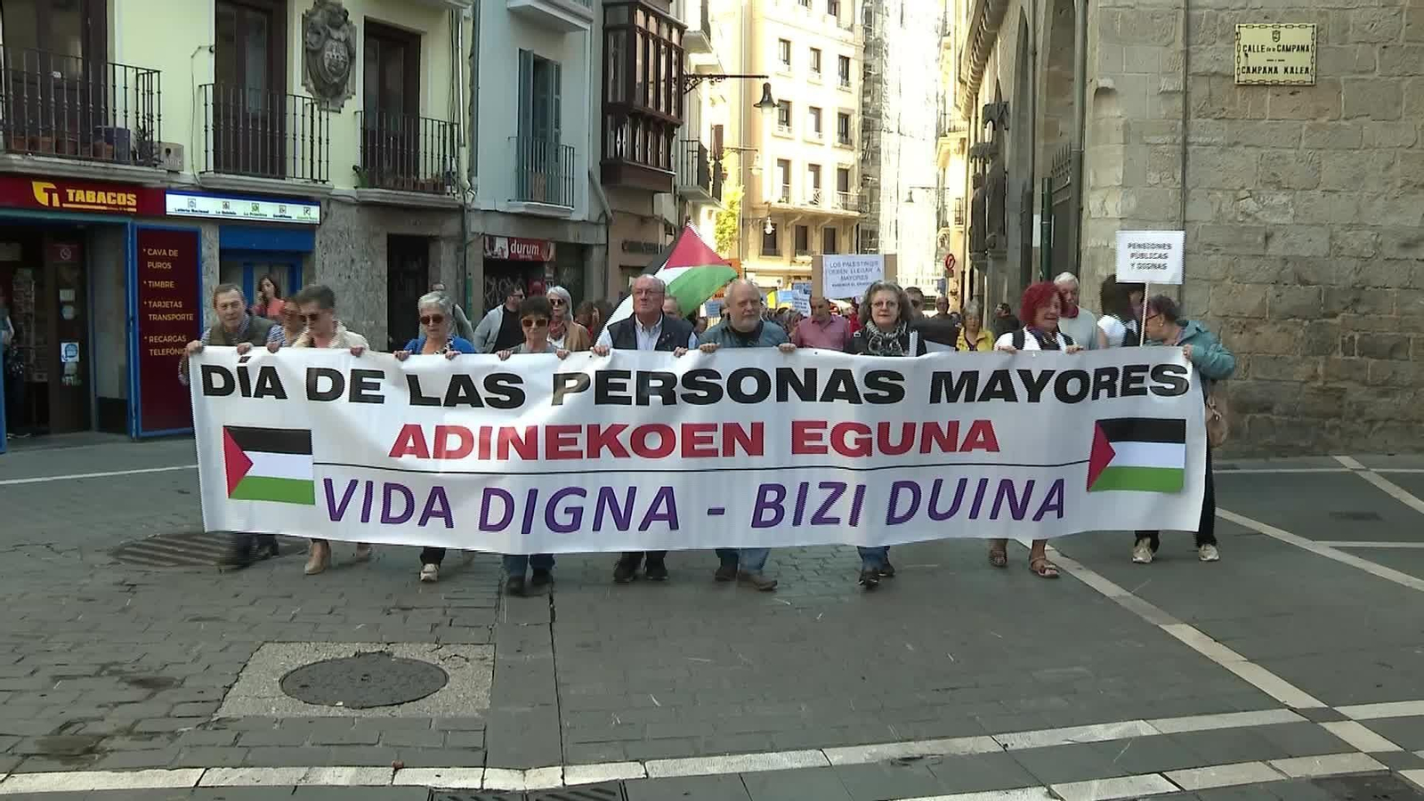 X049-PAMPLONA PROTESTA PERSONAS MAYORES