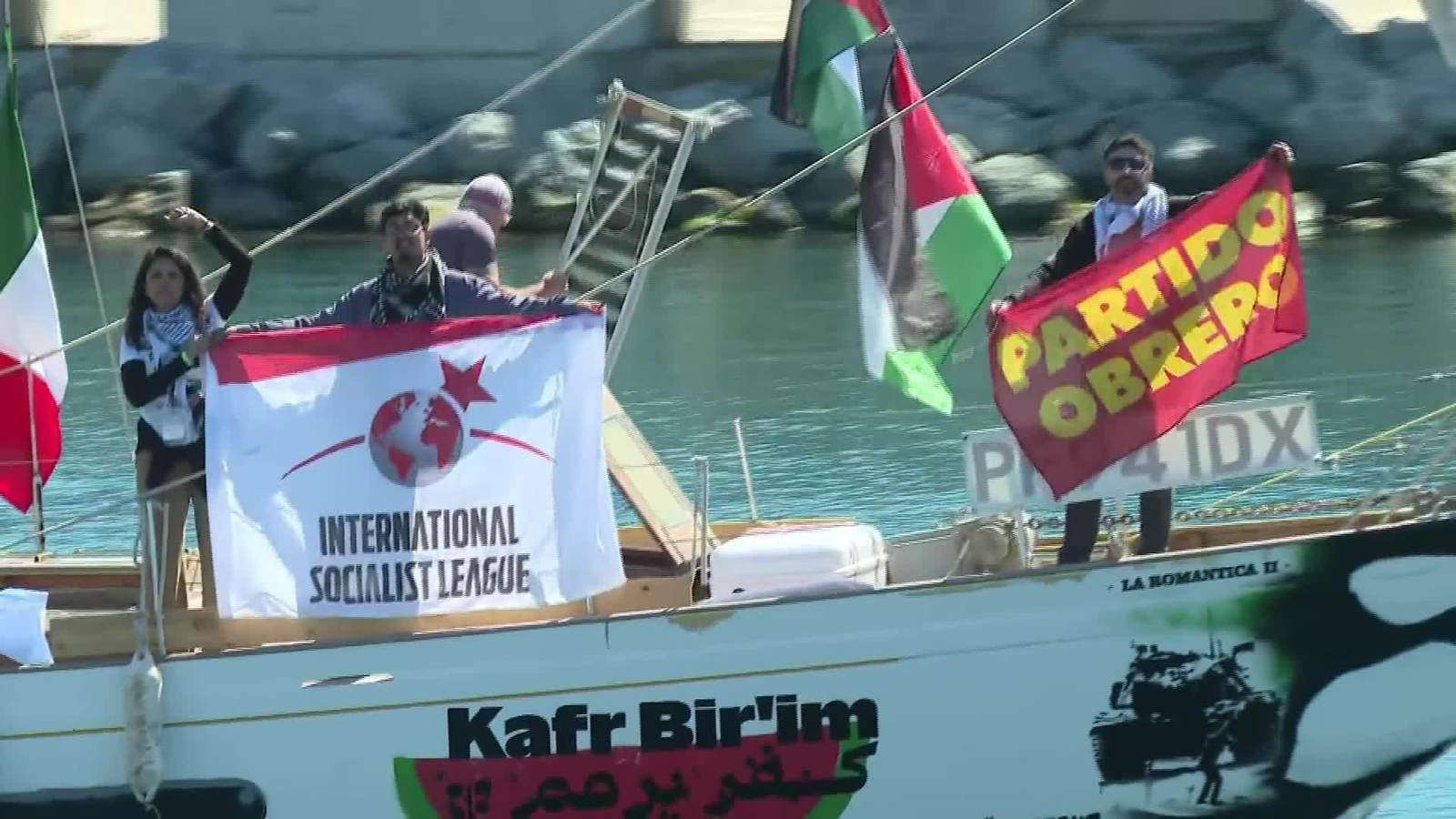 X033-BARCELONA SALIDA FLOTILLA A GAZA