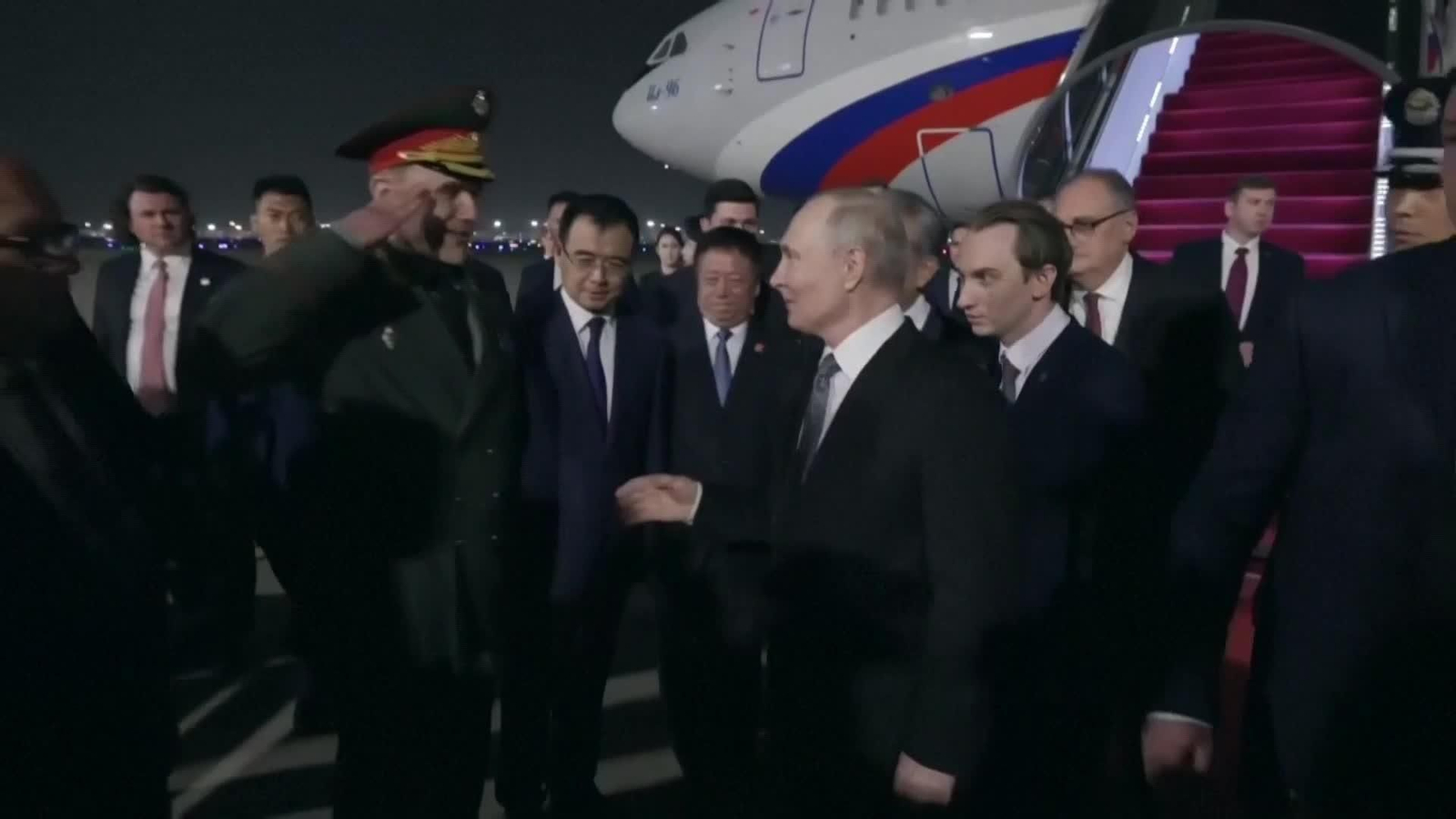 va llegada putin a china