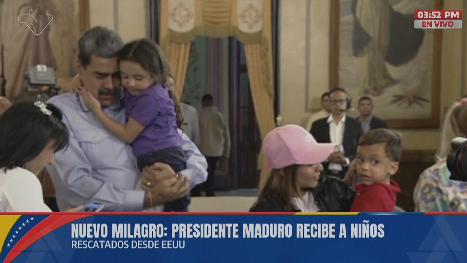 maduro y niña