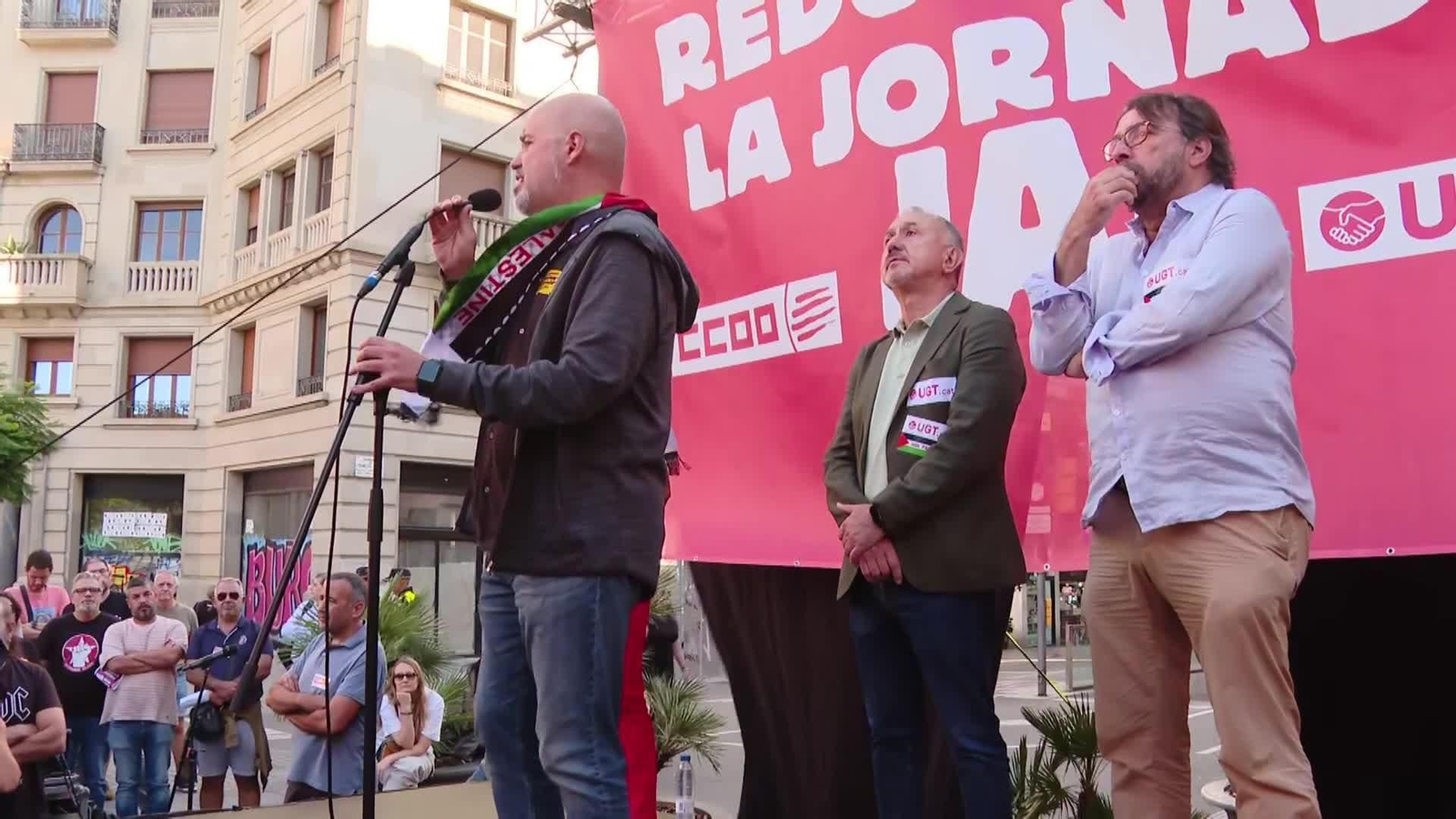 va protresta bcn jornada laboral