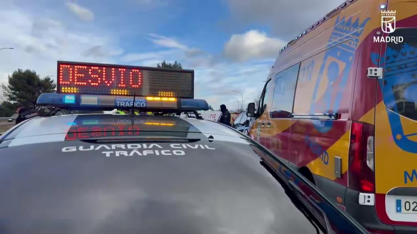 V078-MADRID HERIDO GRAVE ACCIDENTE MOTO