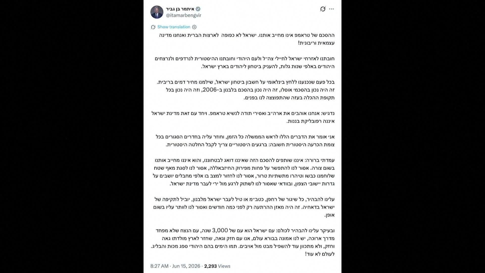 L003-ISRAEL REAX ACUERDO BEN GVIR