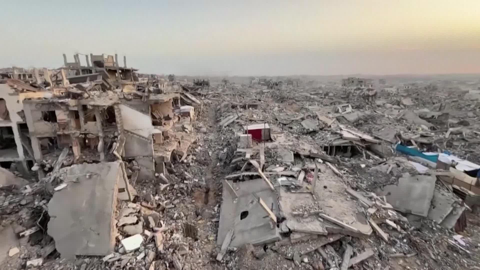 va gaza dron destruccion casi dos meses despues