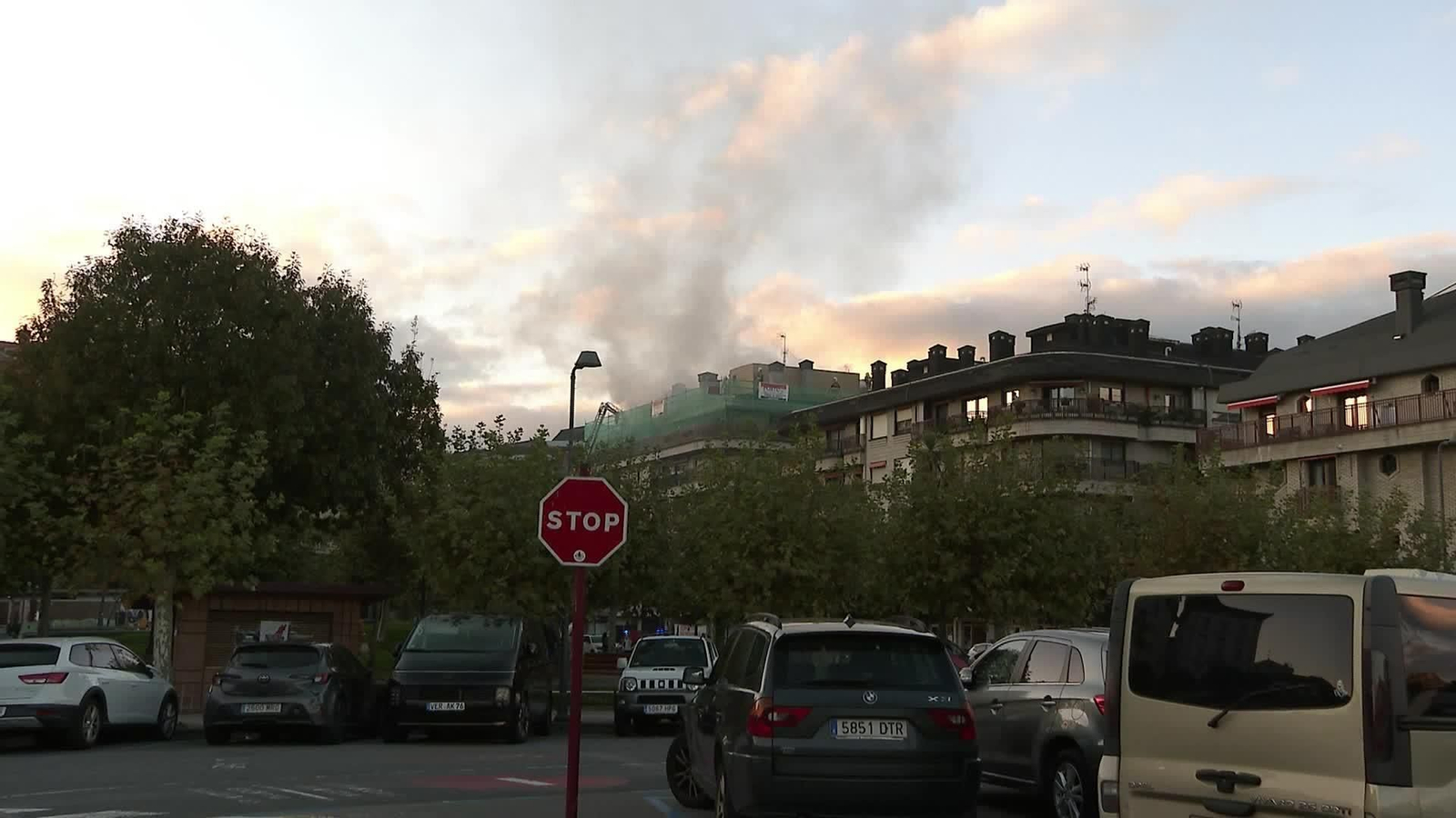 V092-GIPUZKOA INCENDIO ZUMAIA DESALOJO VIVIENDAS
