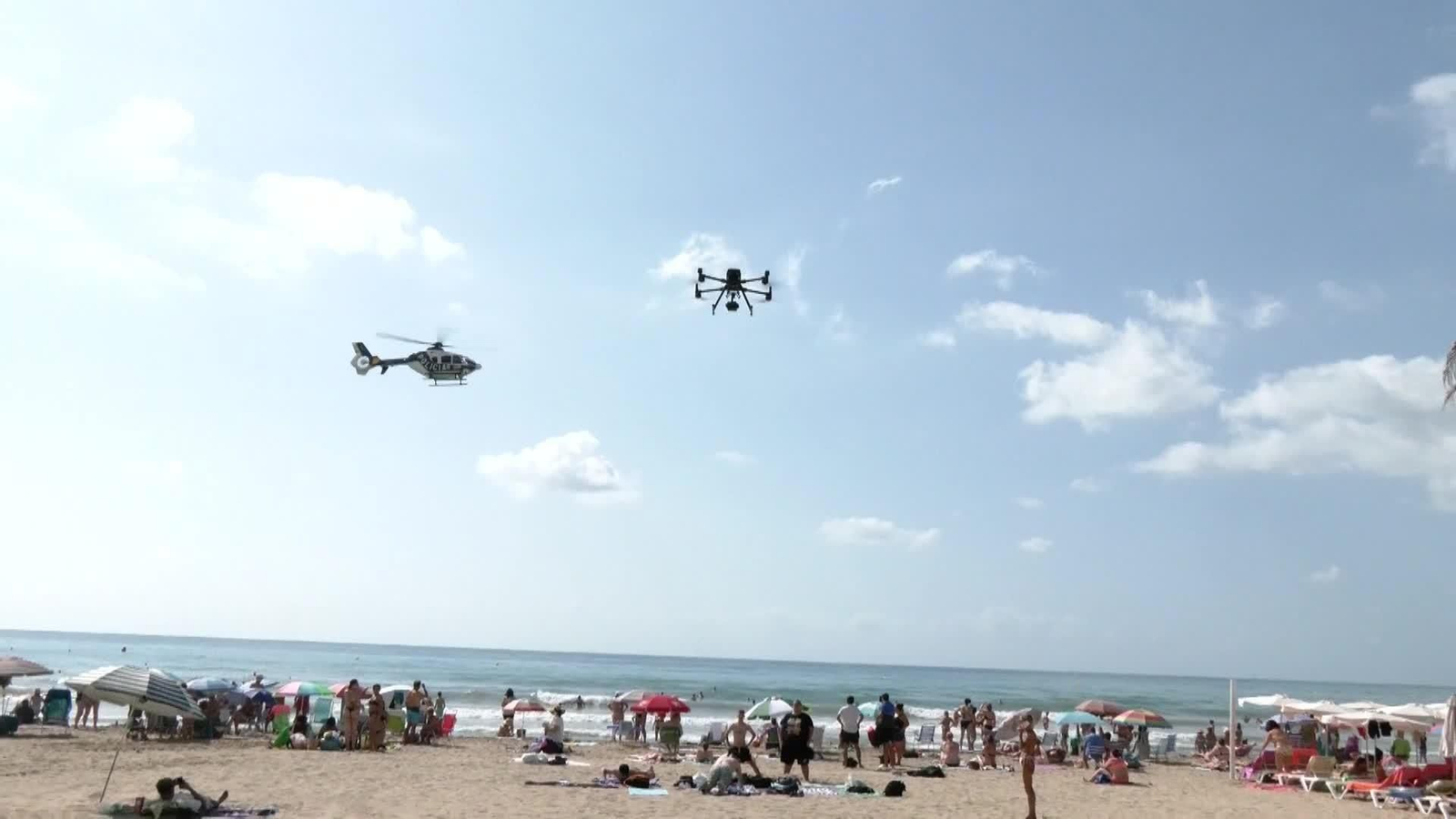 web drones vigilan playas alicante