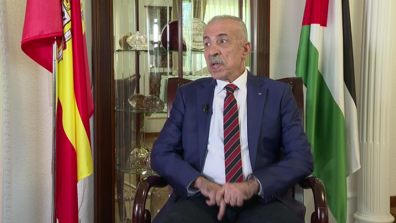 L013-MADRID ENTREVISTA EMBAJADOR PALESTINA