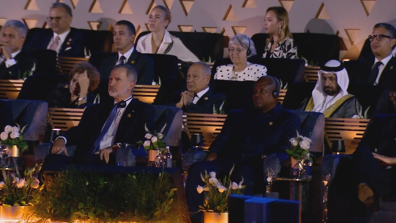 El rey Felipe VI asiste a la inauguración del Gran Museo Egipcio