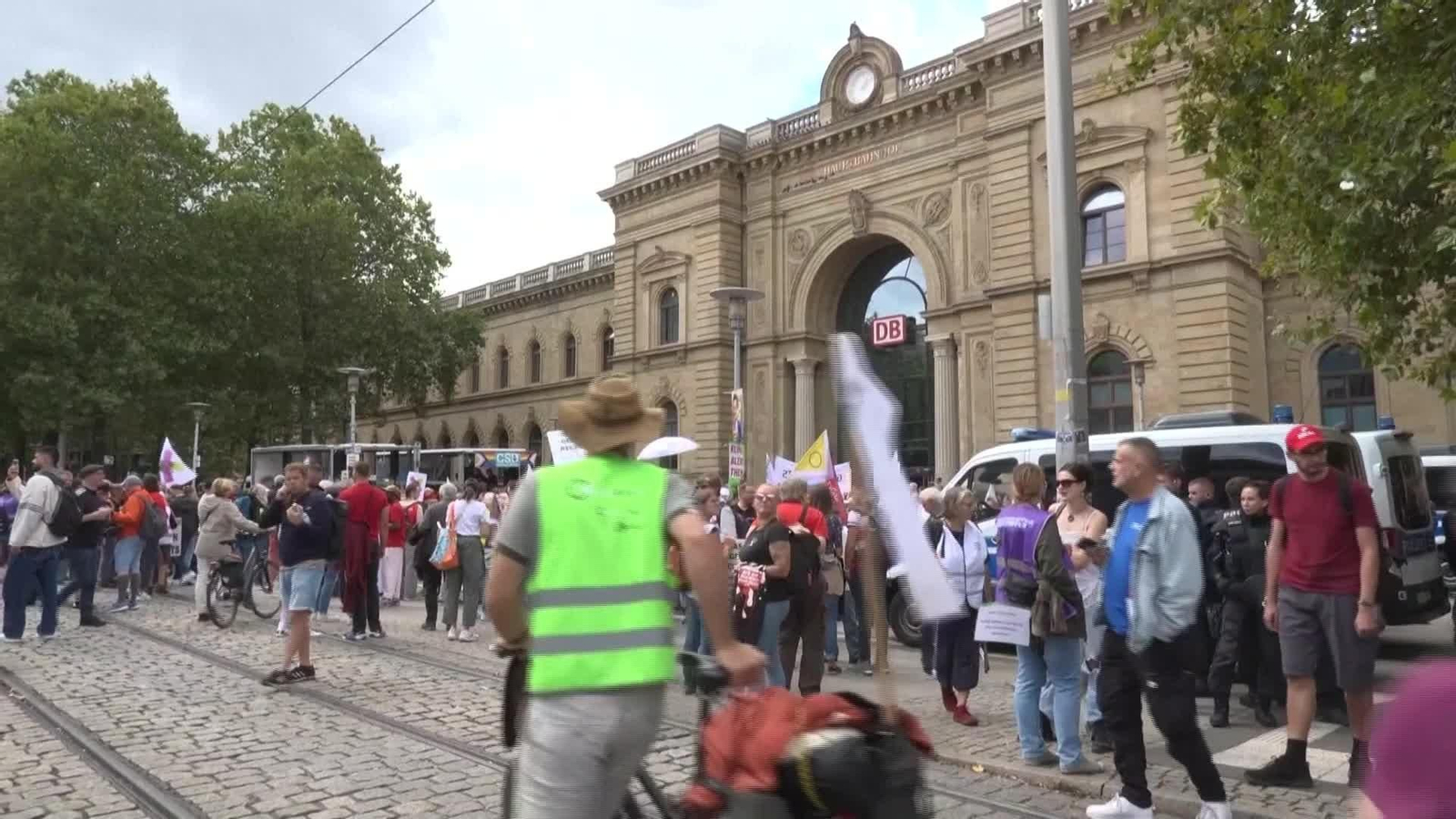 S037-ALEMANIA FESTIVAL POR LA  DEMOCRACIA ANTI AFD