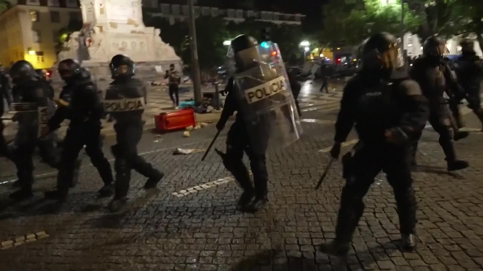 va disturbios portugal