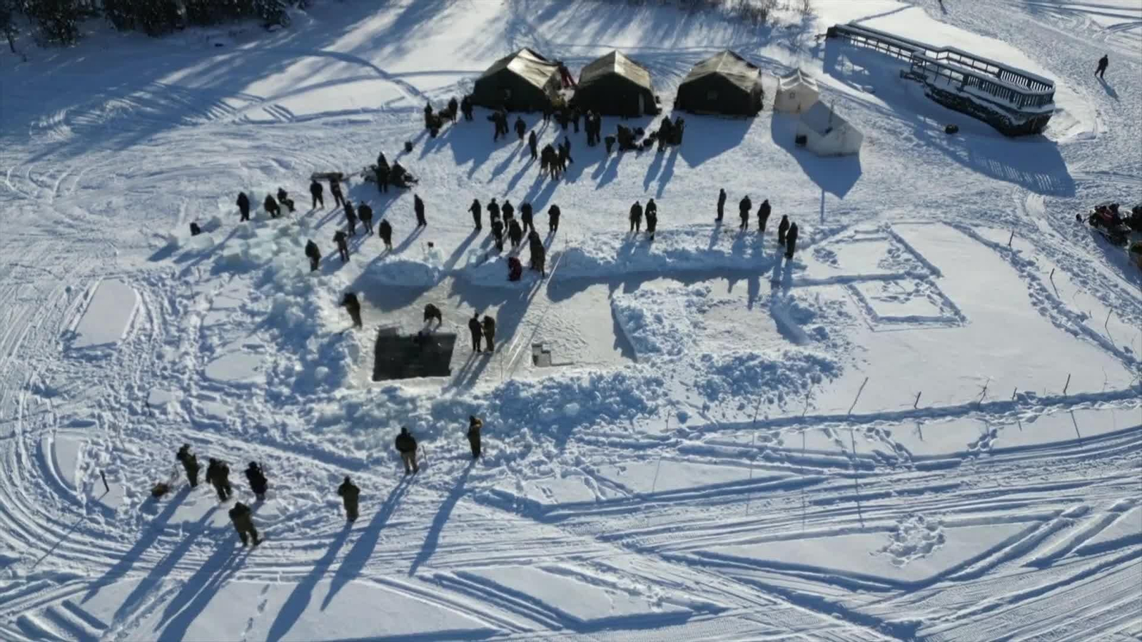 S007-CANADA MANIOBRAS MILITARES EN EL HIELO