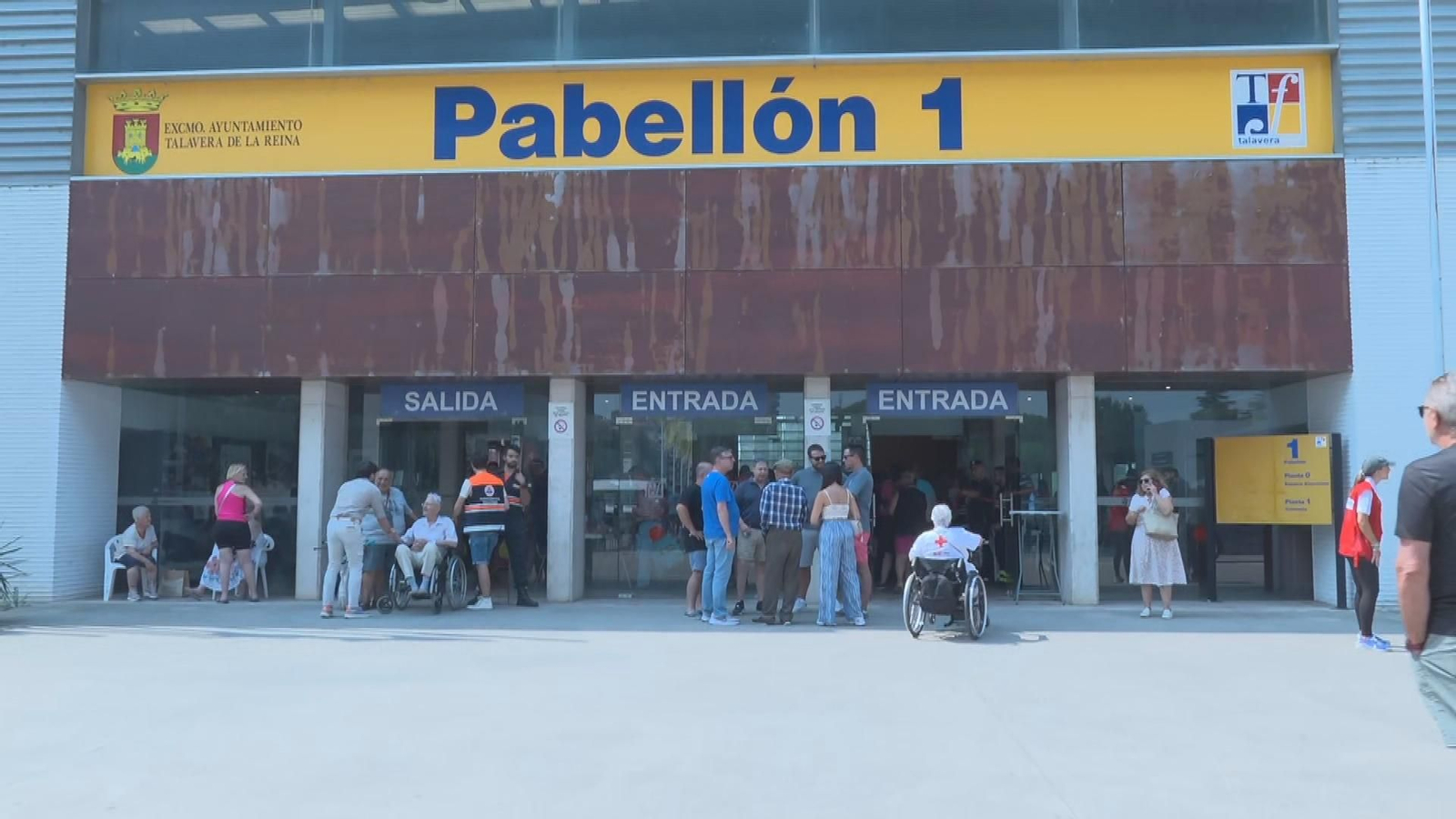 Talavera de la Reina ha acogido a unas 2.000 personas evacuadas de municipios de Ávila, Madrid y Toledo