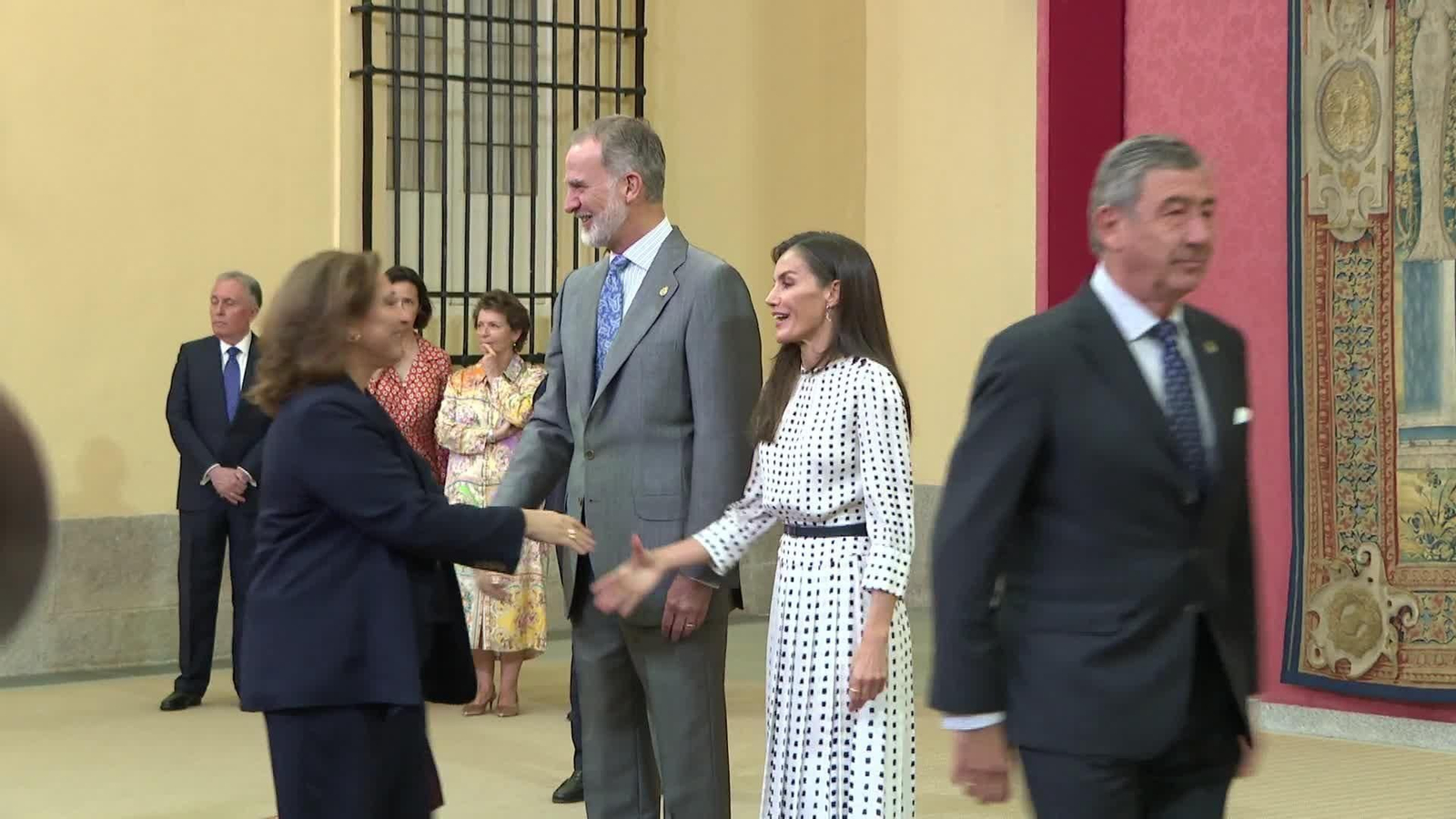 Los reyes asisten a la reunión anual con los patronatos de la Fundación Princesa de Asturias