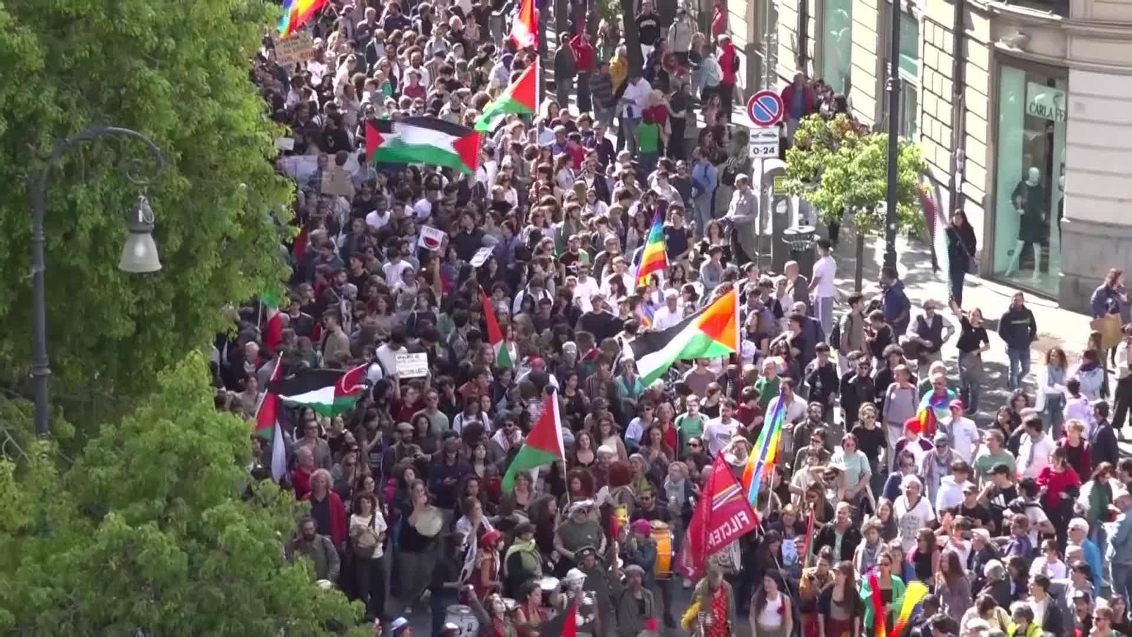 V045-ITALIA MANIFESTACION APOYO FLOTILLA