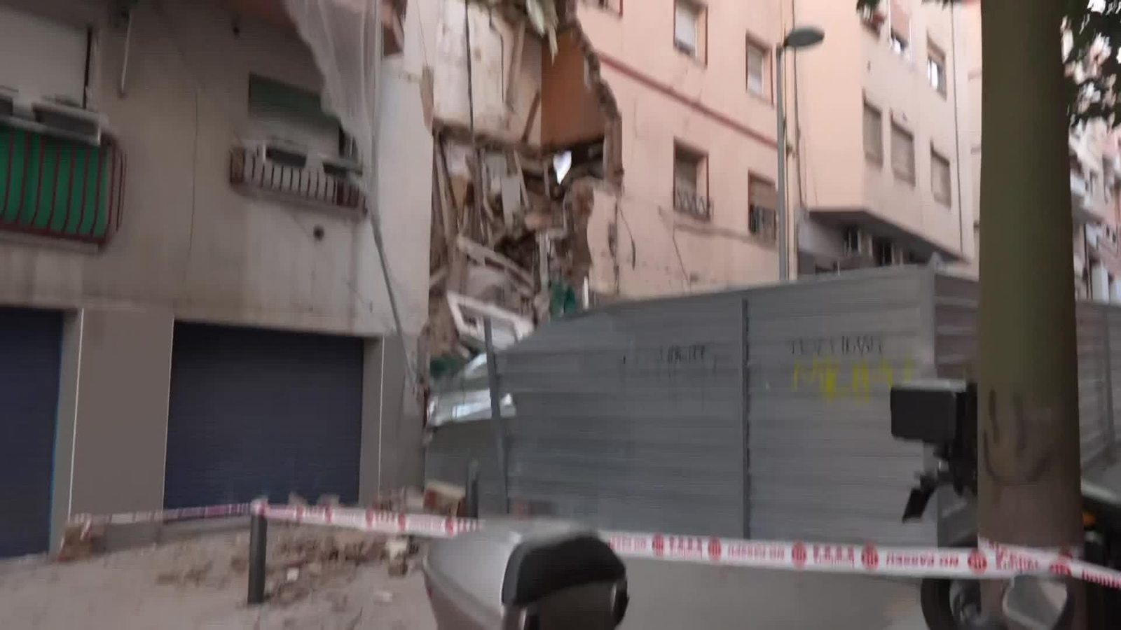 va derrumbe badalona