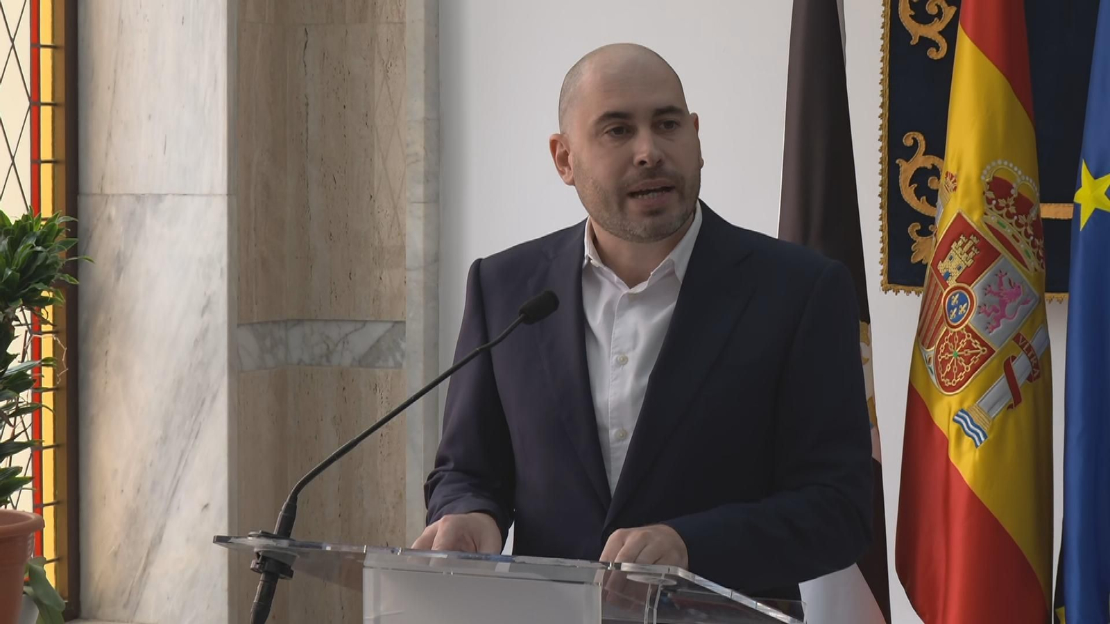 El delegado del Gobierno en Ceuta, Miguel Ángel Pérez Triano
