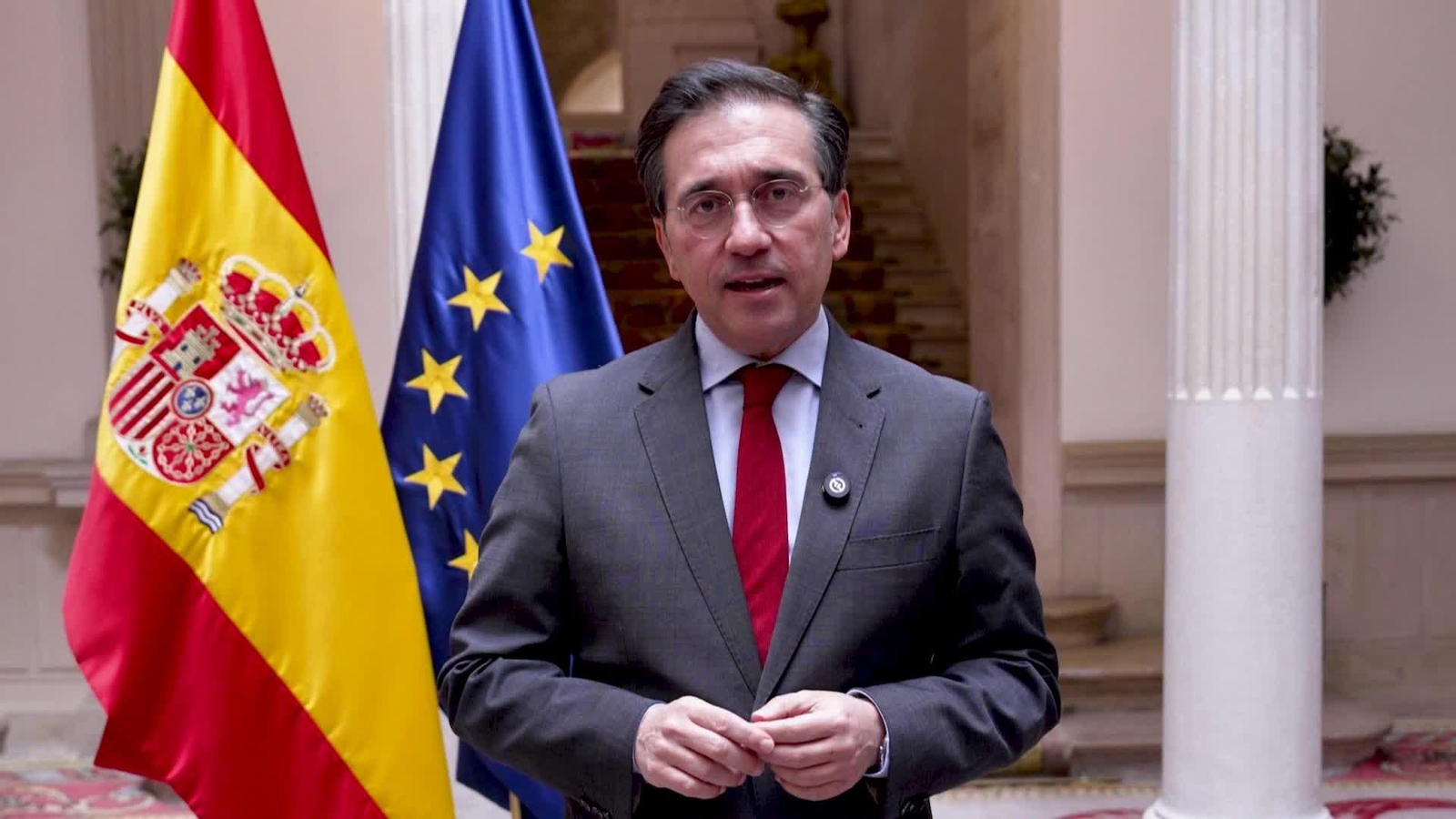 X086-MADRID ALBARES SOBRE EVACUADOS ESPAÑOLES