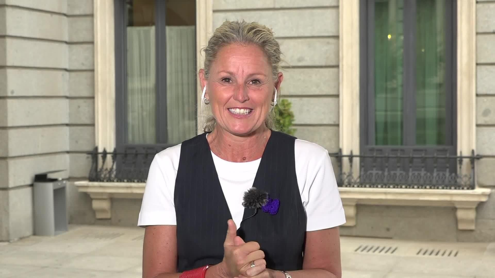 X026-MADRID ENTREVISTA MONTSE MINGUEZ MEDIASET