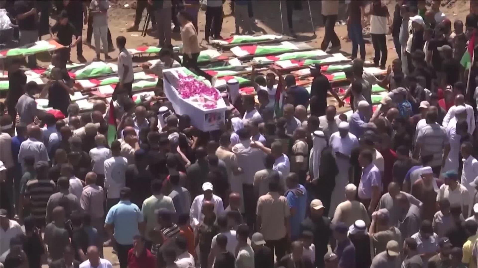va funerales gaza cuerpos recuperados