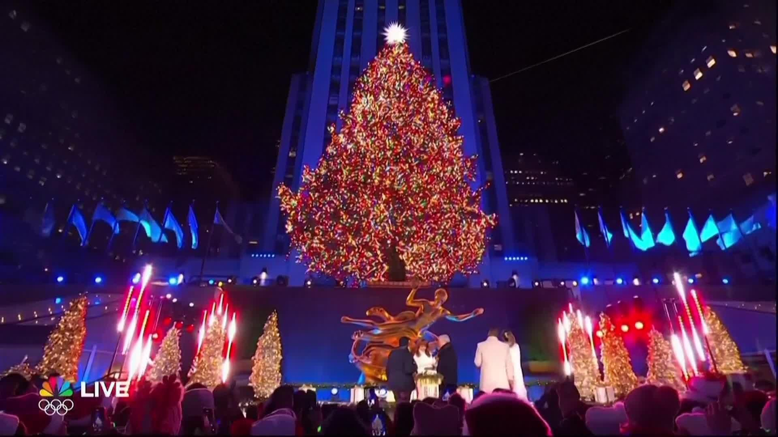 va encendido arbol rockefeller plaza