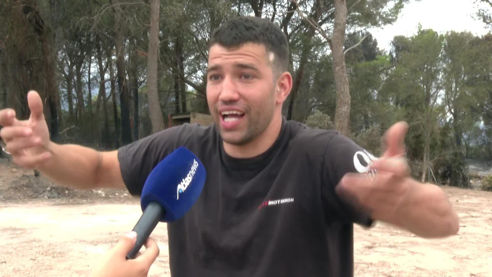 V603-EDI TARRAGONA LIMPIEZA MONTE CLAVE EN LOS INCENDIOS
