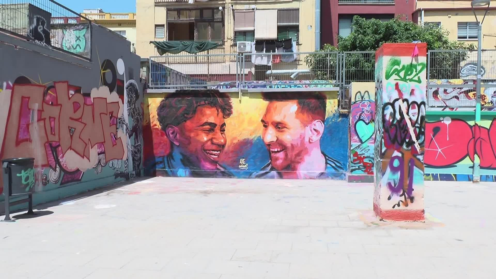 va mural messi lamine