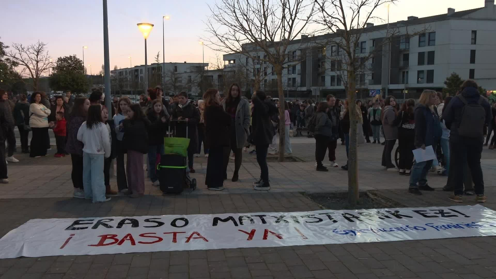 L063-PAMPLONA PROTESTA CONTRA VIOLENCIA MACHISTA SARRIGUREN