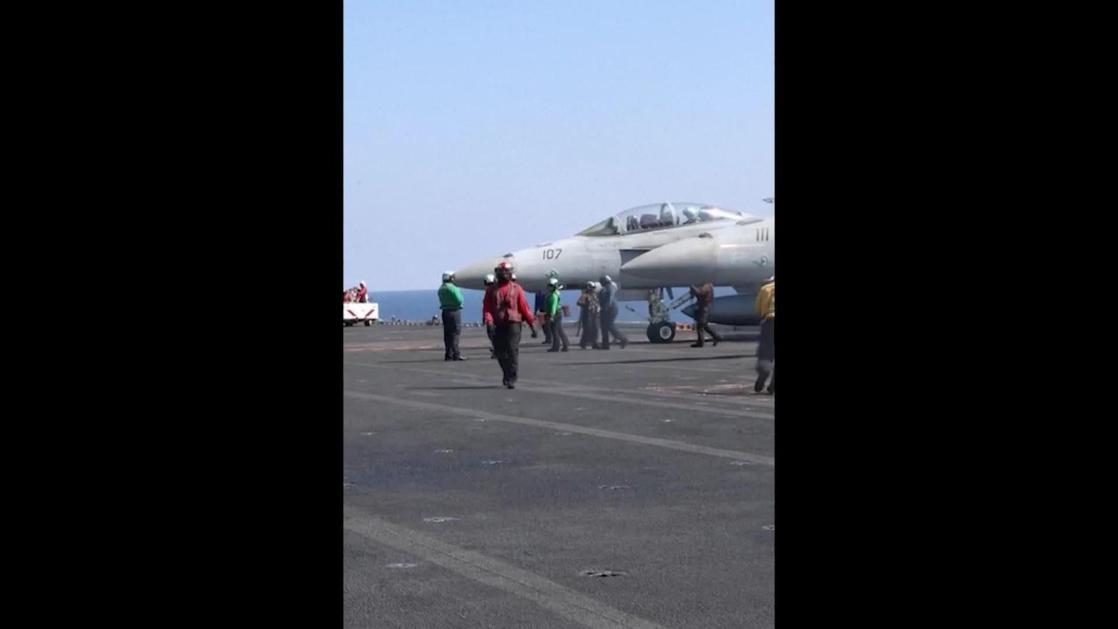 X068-GOLFO PERSICO IMAGENES PORTAVIONES ABRAHAM LINCOLN