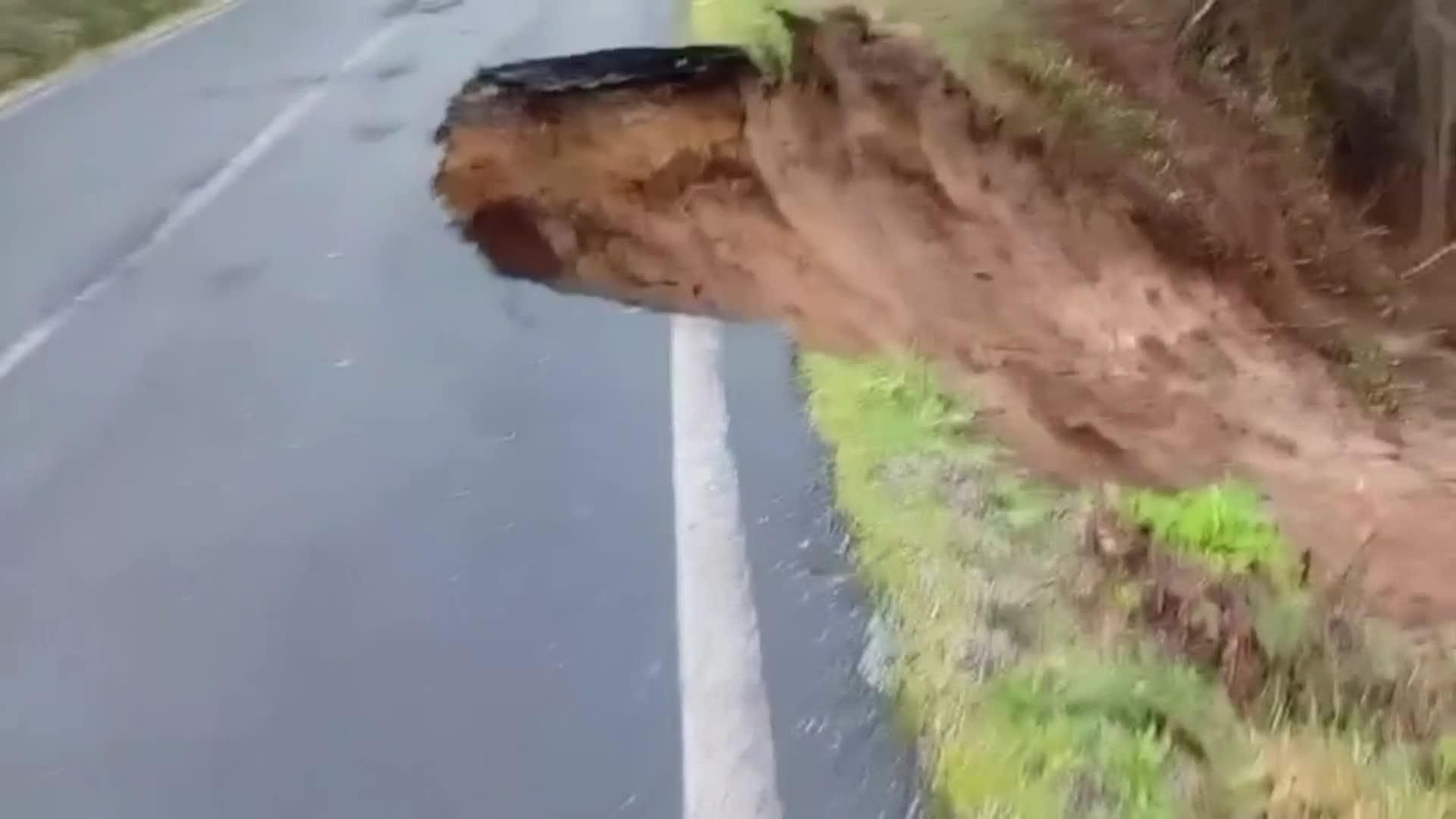va carretera galicia inundada