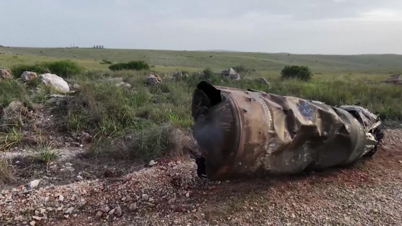 va restos de misiles encontrados en israel