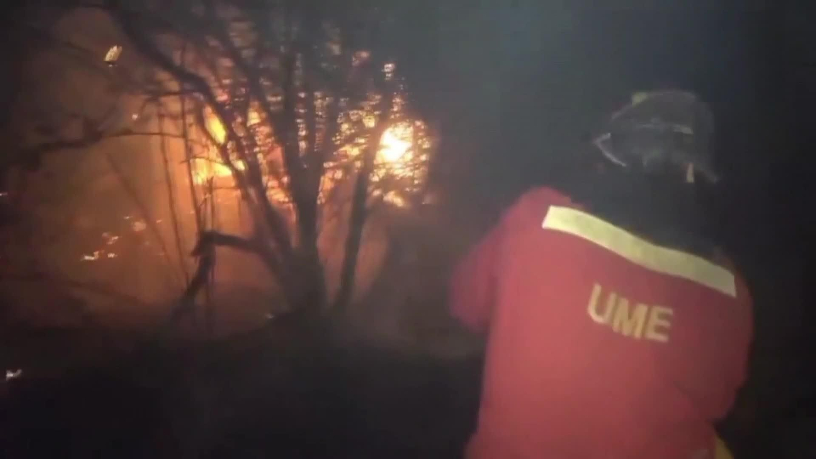 Perimetrado el incendio de Méntrida (Toledo), pero ahora preocupa la previsión de viento
