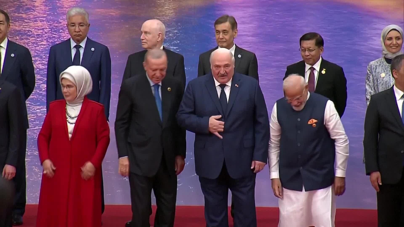 D008-CHINA FOTO FAMILIA SCO SUMMIT PUTIN Y XI JINGPING