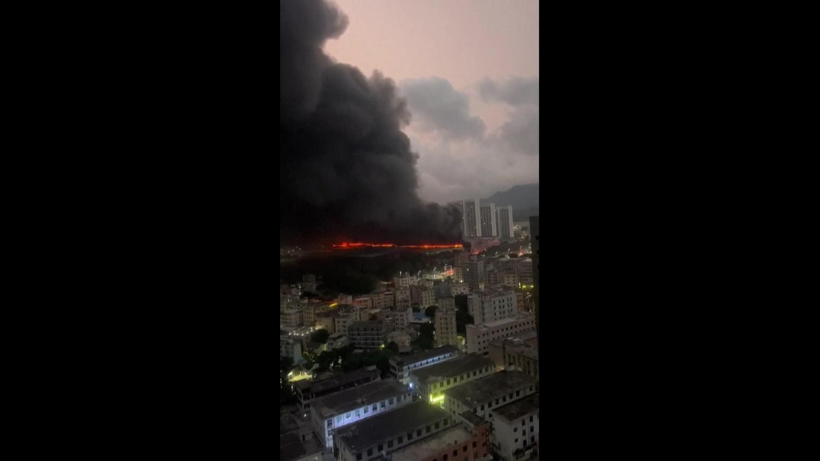 va incendio parking byd china