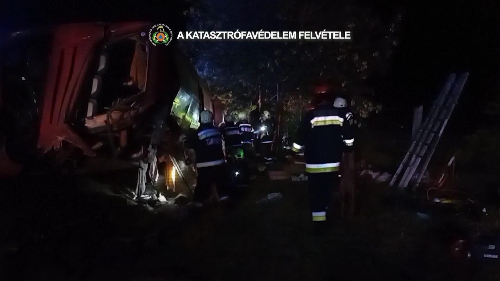 D007-HUNGRIA ACCIDENTE AUTOBUS