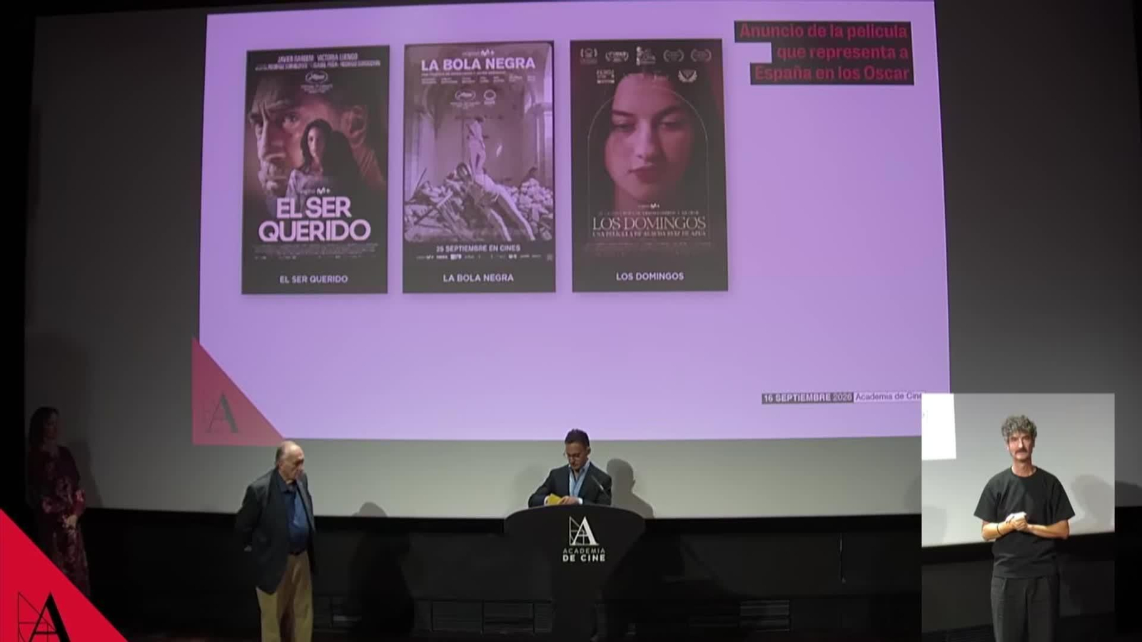 va la bola negra a los oscar