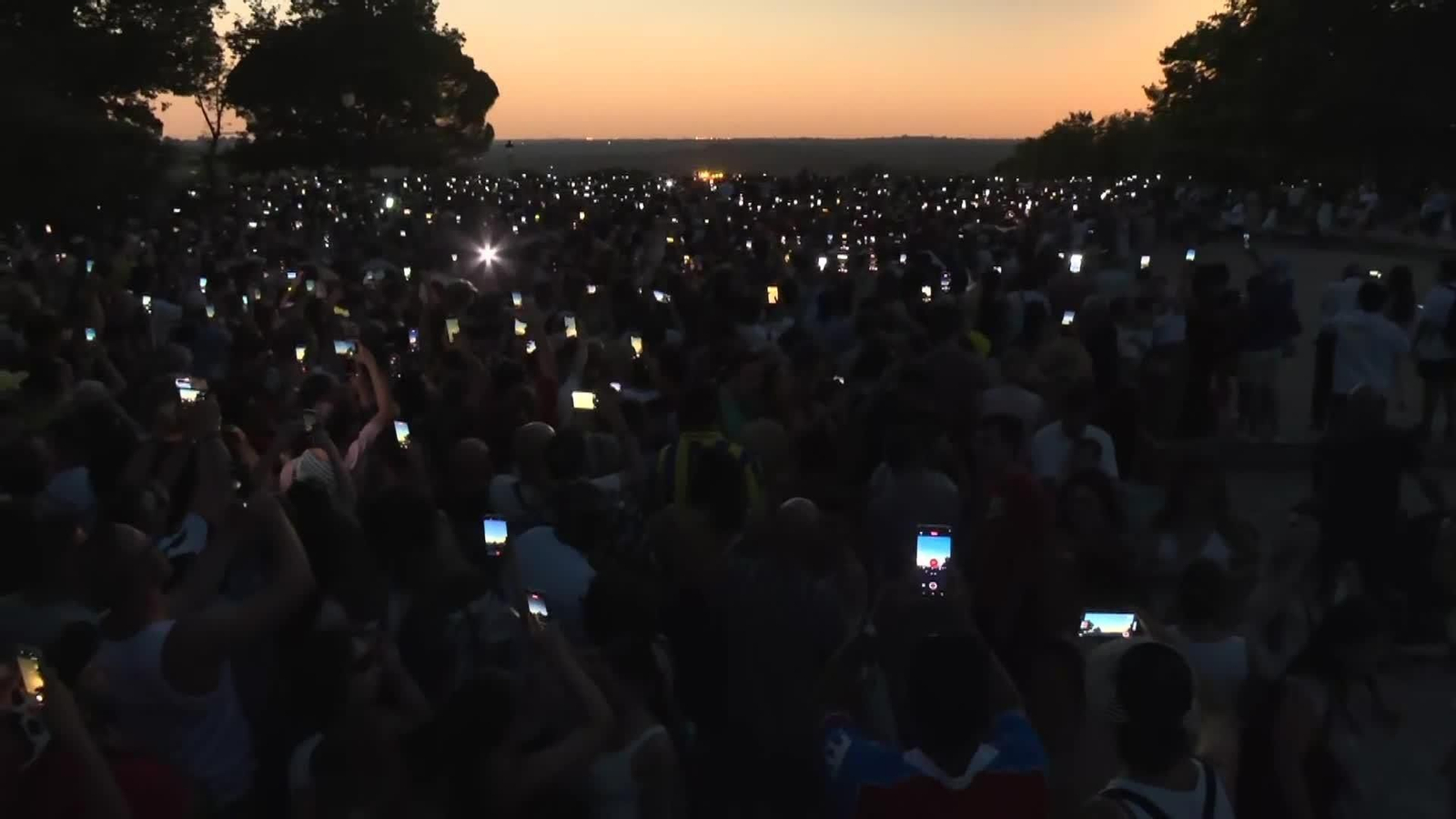 web asi vimos el eclipse