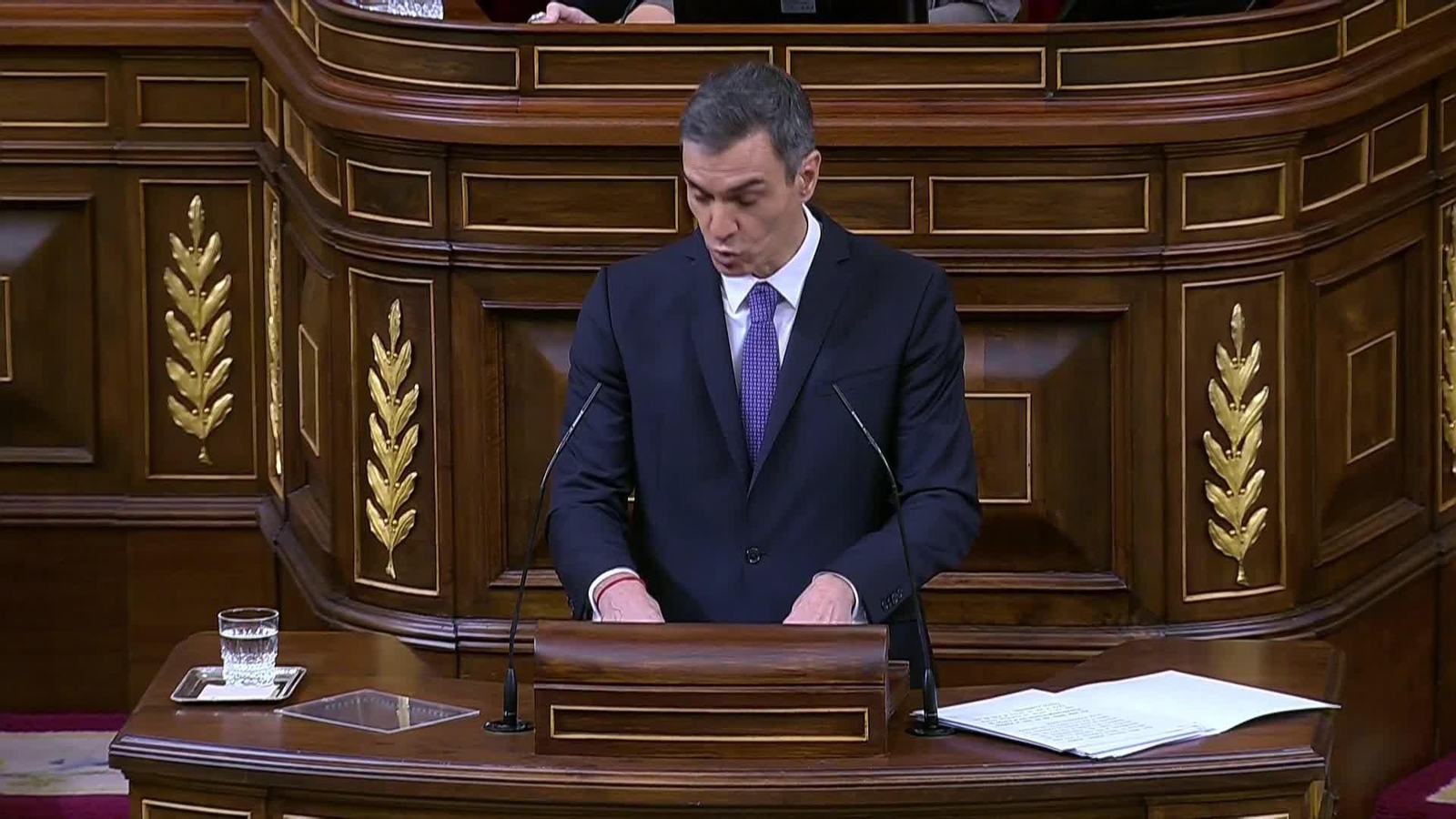 va pedro sanchez en comparecencia